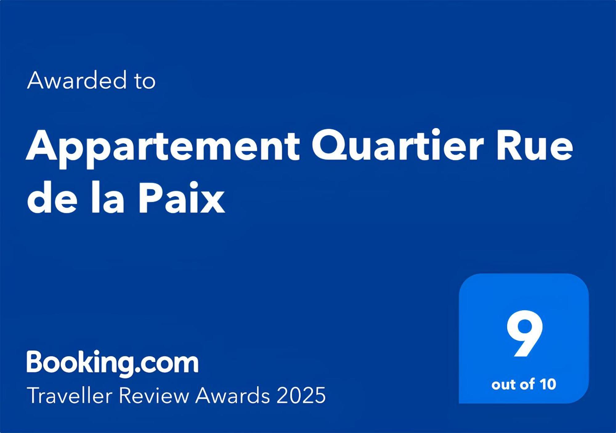 Appartement Quartier Rue De La Paix Free Netflix Paris Eksteriør bilde